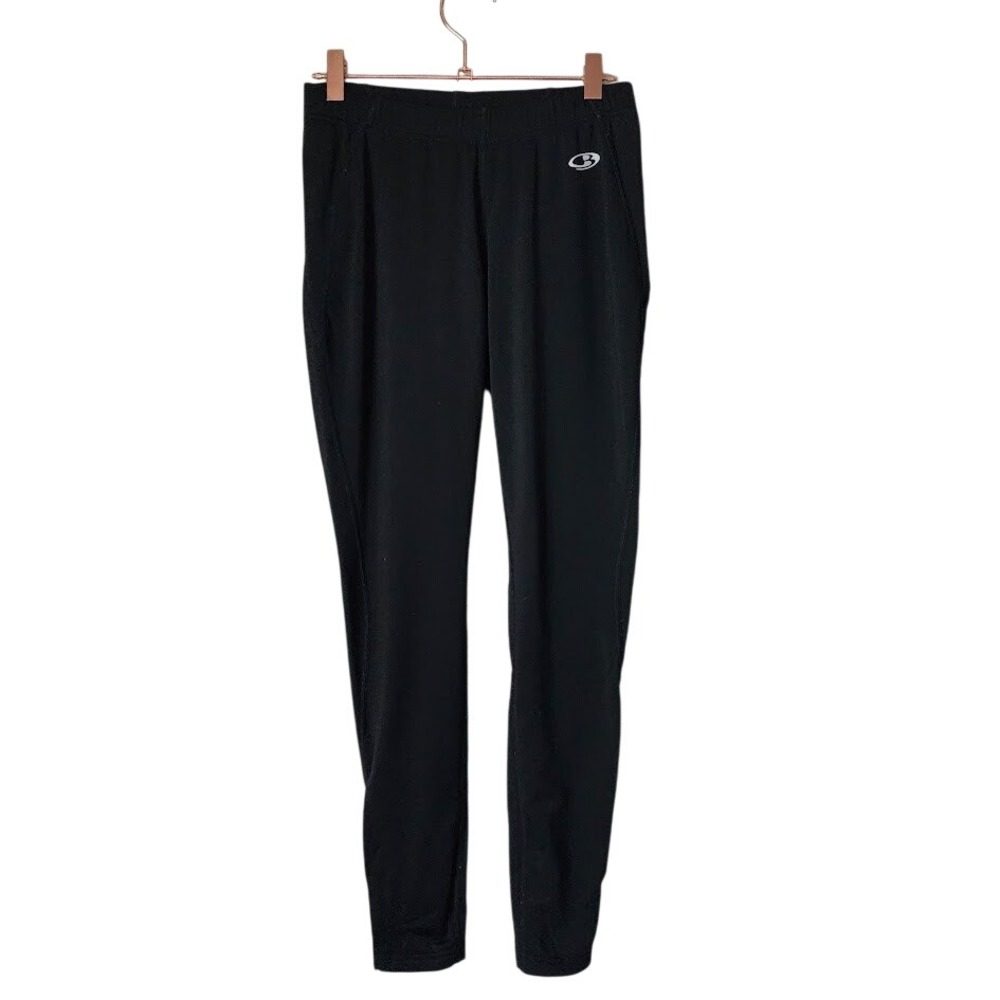 ICEBREAKER Merino Wool Leggings Zip Ankle Black Base Layer S‎